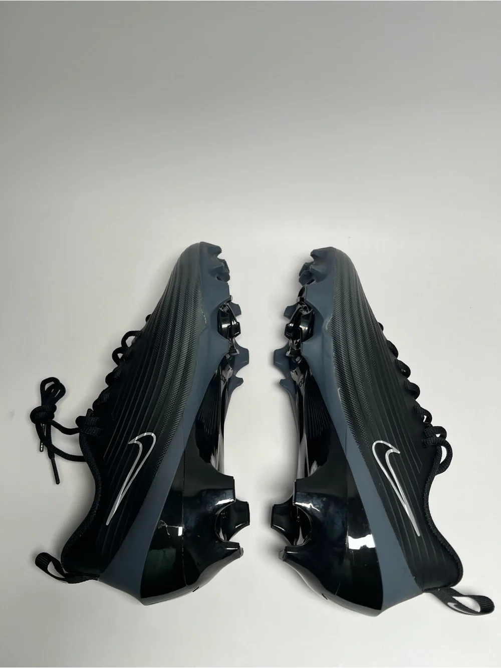 Nike Vapor Edge Speed 3 Black Gray 360 Football Cleats FB3303-002 Mens Size